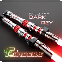 Dark Rey's Lightsaber Neopixel or RGB, The Rise of Skywalker, w/ Custom Blade & Hard Case, Star Wars (XenoPixel V3, Proffie 2.2, or RGB)