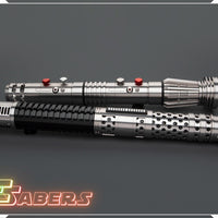 Darth Maul Clone Wars Lightsaber Neopixel or RGB, w/ Custom Blade & Hard Case, Star Wars (XenoPixel V3, Proffie 2.2, or RGB)