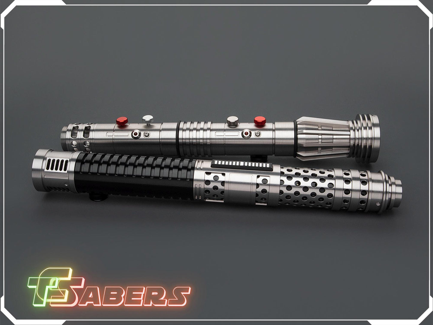 Darth Maul Clone Wars Lightsaber Neopixel or RGB, w/ Custom Blade & Hard Case, Star Wars (XenoPixel V3, Proffie 2.2, or RGB)