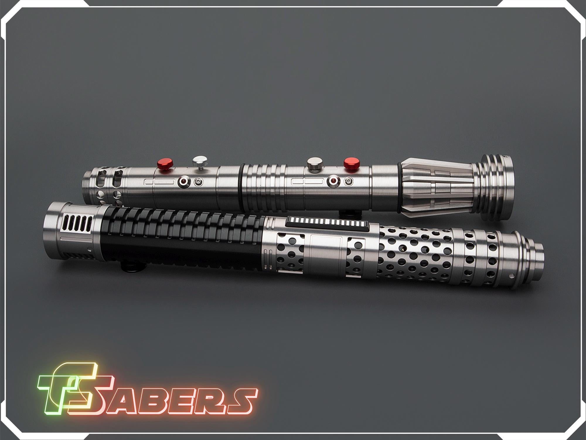 Darth Maul Clone Wars Lightsaber Neopixel or RGB, w/ Custom Blade & Hard Case, Star Wars (XenoPixel V3, Proffie 2.2, or RGB)
