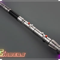 Darth Maul Clone Wars Lightsaber Neopixel or RGB, w/ Custom Blade & Hard Case, Star Wars (XenoPixel V3, Proffie 2.2, or RGB)
