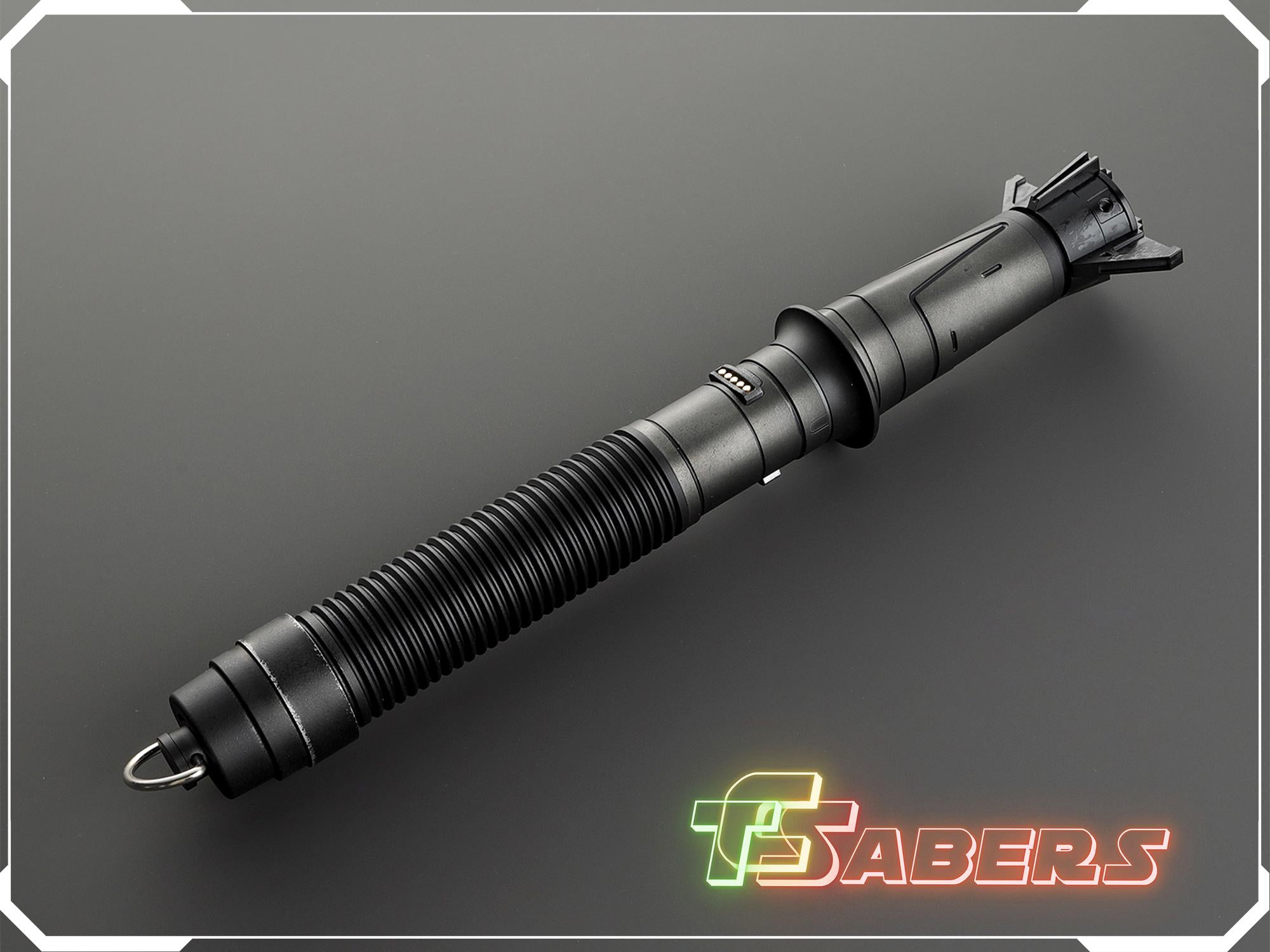 Baylan Skoll Lightsaber Neopixel or RGB, Ahsoka, w/ Custom Blade & Hard Case, Star Wars (XenoPixel V3, Proffie 2.2, or RGB)