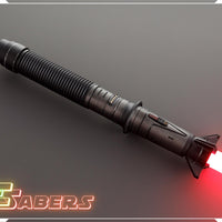 Baylan Skoll Lightsaber Neopixel or RGB, Ahsoka, w/ Custom Blade & Hard Case, Star Wars (XenoPixel V3, Proffie 2.2, or RGB)