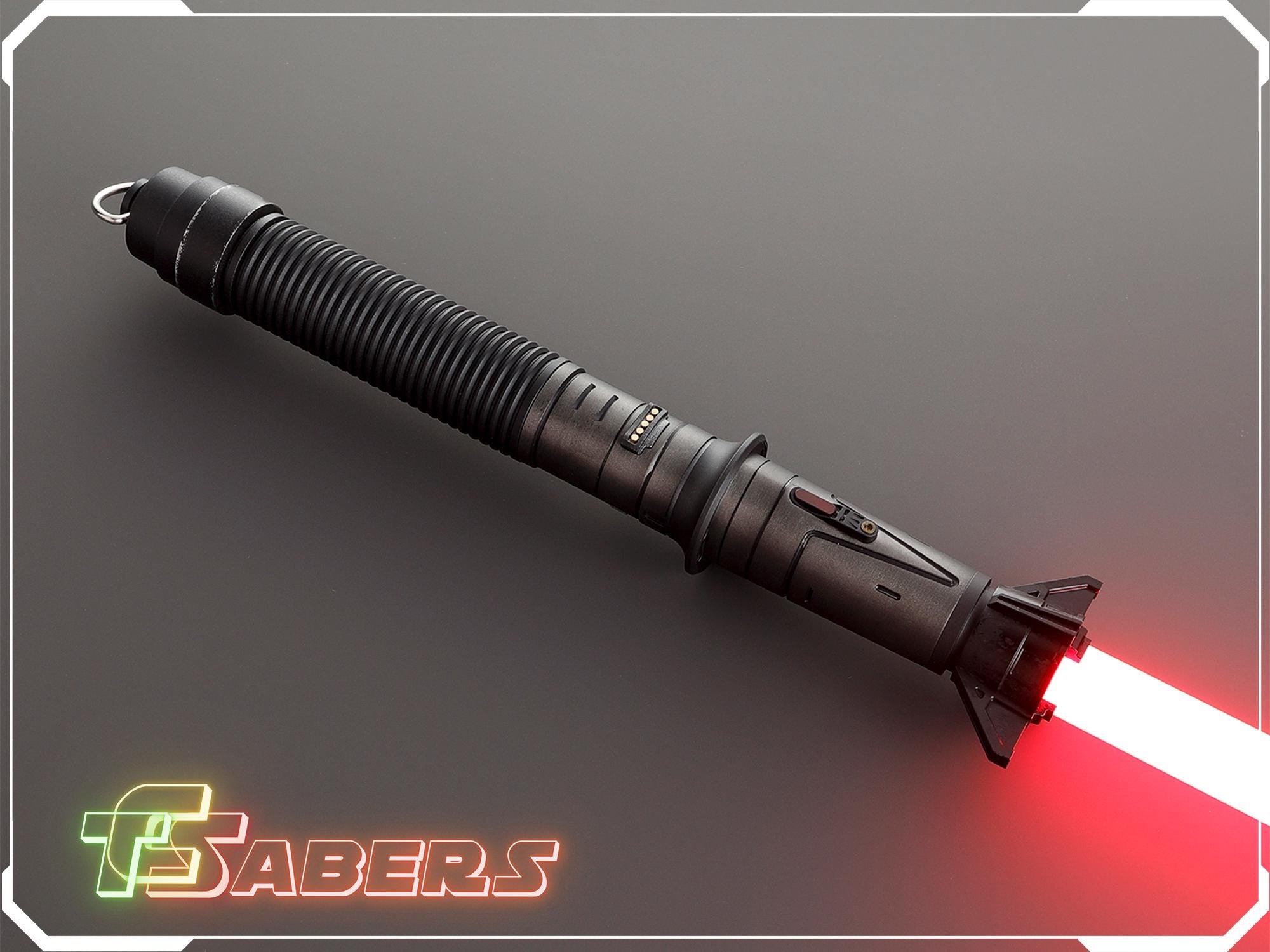 Baylan Skoll Lightsaber Neopixel or RGB, Ahsoka, w/ Custom Blade & Hard Case, Star Wars (XenoPixel V3, Proffie 2.2, or RGB)