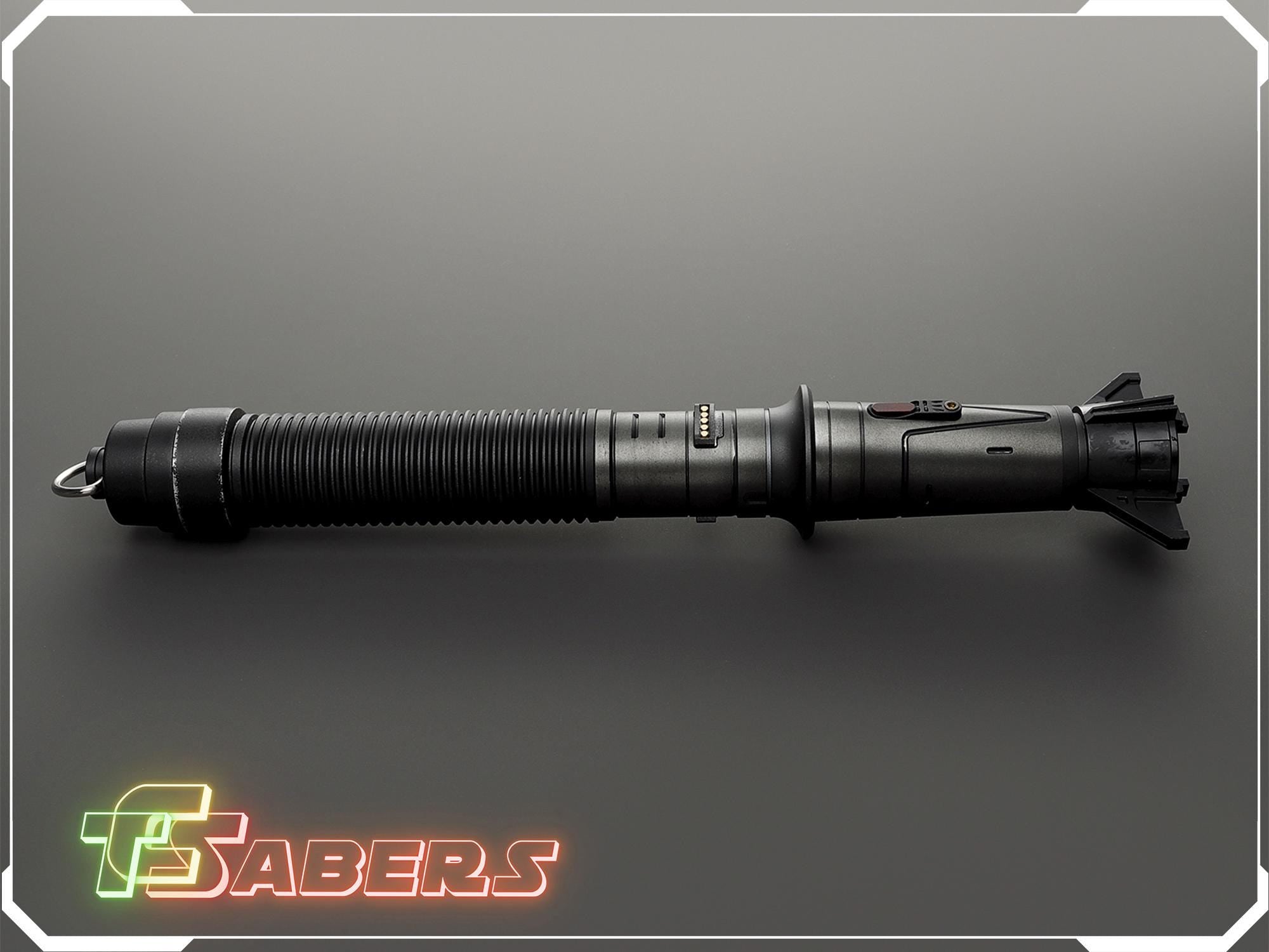 Baylan Skoll Lightsaber Neopixel or RGB, Ahsoka, w/ Custom Blade & Hard Case, Star Wars (XenoPixel V3, Proffie 2.2, or RGB)