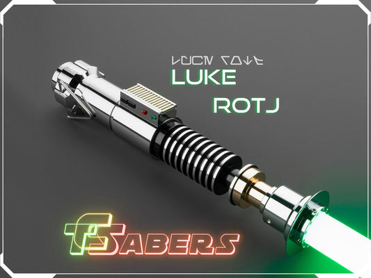 Luke Skywalker's ROTJ Lightsaber Neopixel or RGB, Metal Hilt w/ Custom Blade, Star Wars (XenoPixel V3, Proffie 2.2, or RGB)