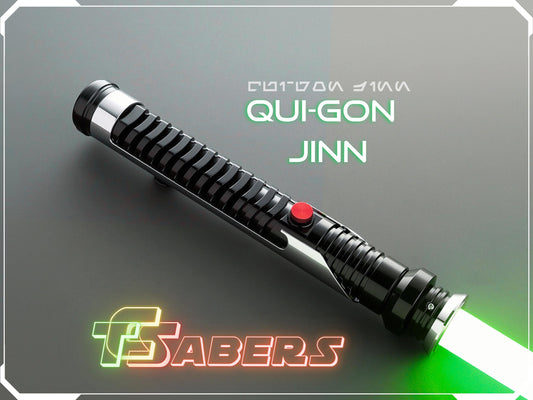 Qui-Gon Jinn's Lightsaber Neopixel or RGB, w/ Custom Blade & Hard Case, Star Wars (XenoPixel V3, Proffie 2.2, or RGB)